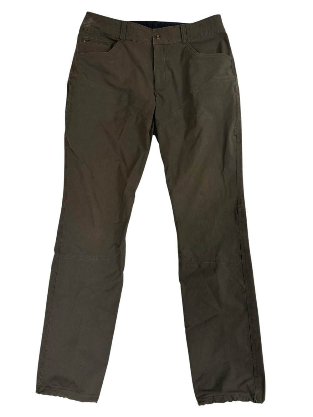 KUHL Resistor Rock Men's 34x34 Dark Olive Utility Pants Stretch Bungee Hem